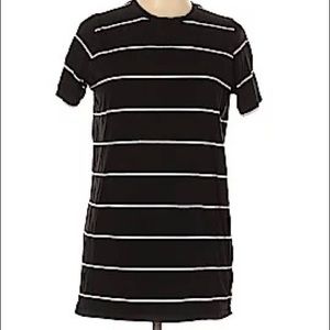 Brandy striped T-shirt dress